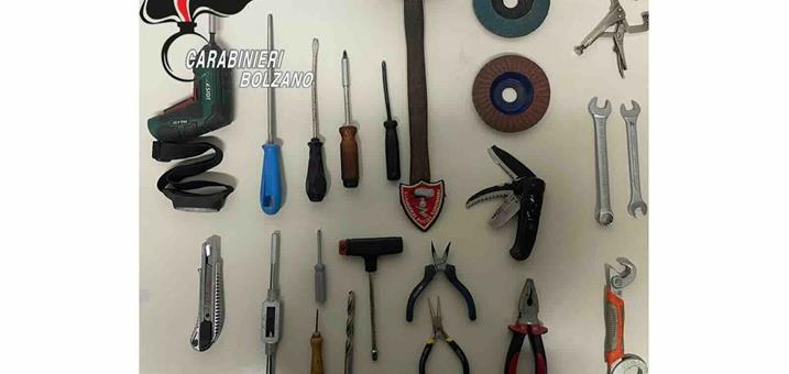 carabinieri-brixen-bande-einbruchswerkzeug